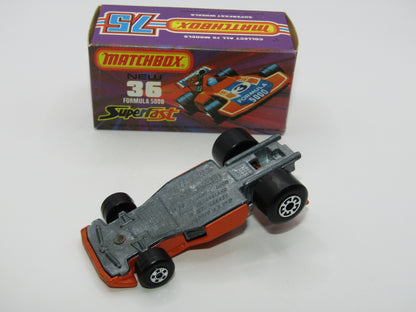 Matchbox Superfast No 36C Formula 5000 Racing Car 5 ARCH Rear Wheels