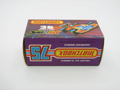 Matchbox Superfast No 36C Formula 5000 Racing Car 5 ARCH Rear Wheels