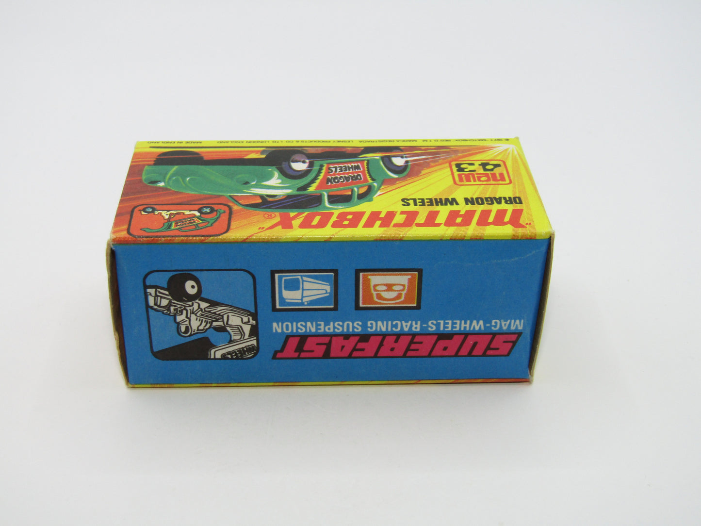 Matchbox Superfast Beetle Streaker Dark Metallic Blue Hong Kong Base