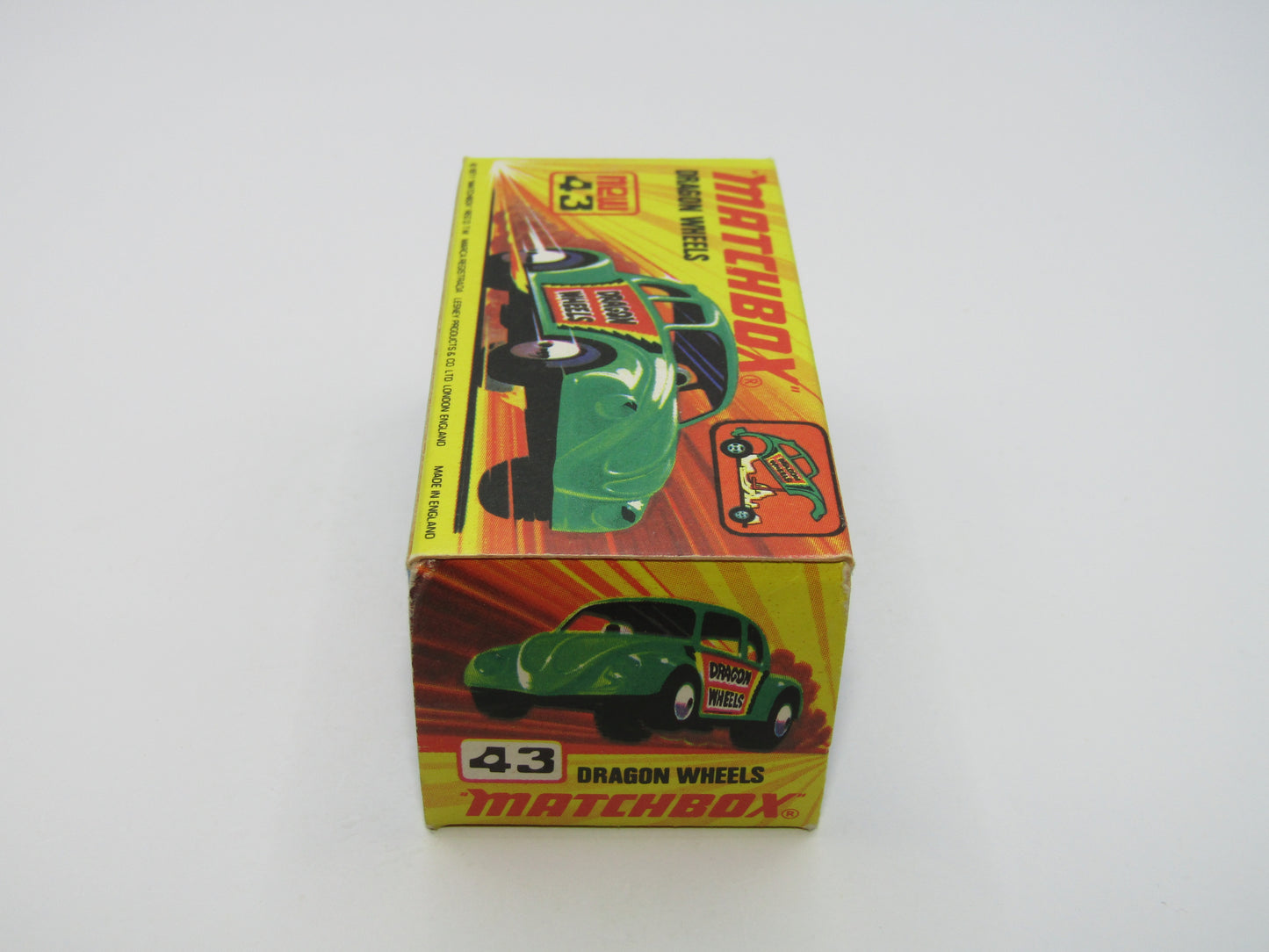 Matchbox Superfast Beetle Streaker Dark Metallic Blue Hong Kong Base
