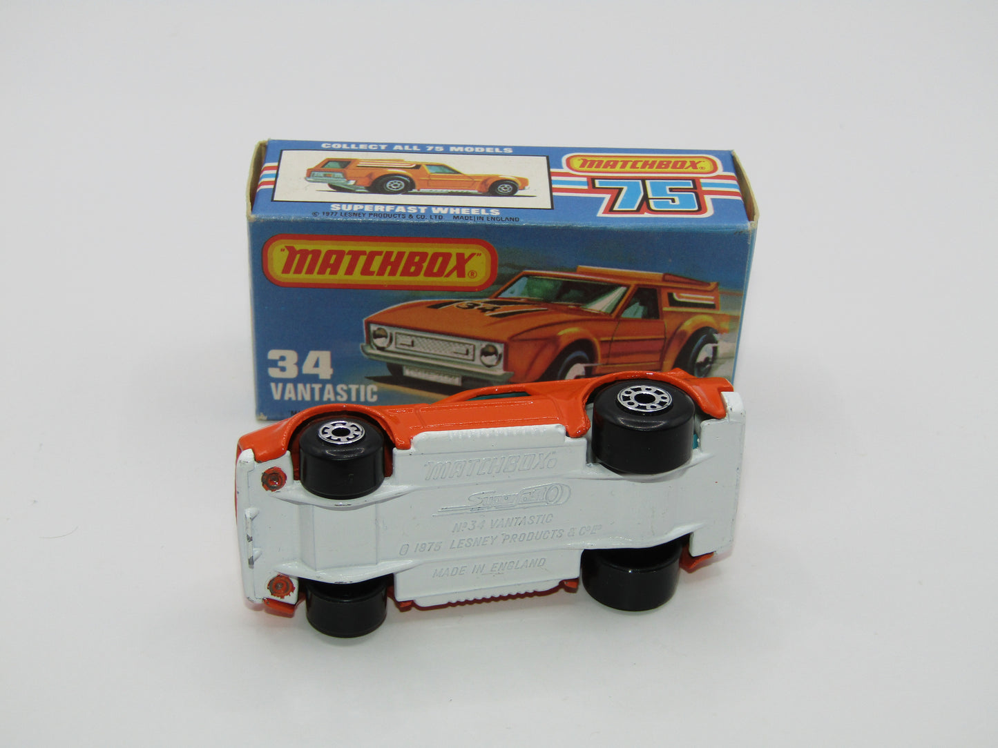 Matchbox Superfast 34B Vantastic SEMI-OPAQUE GREEN WINDOWS