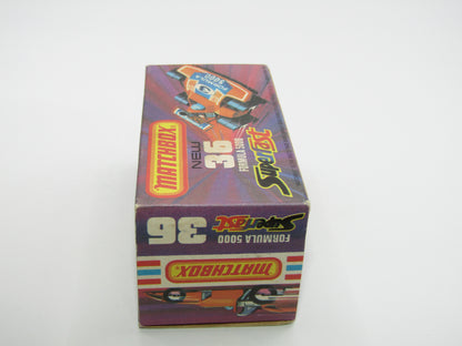 Matchbox Superfast No 36C Formula 5000 Racing Car Orange