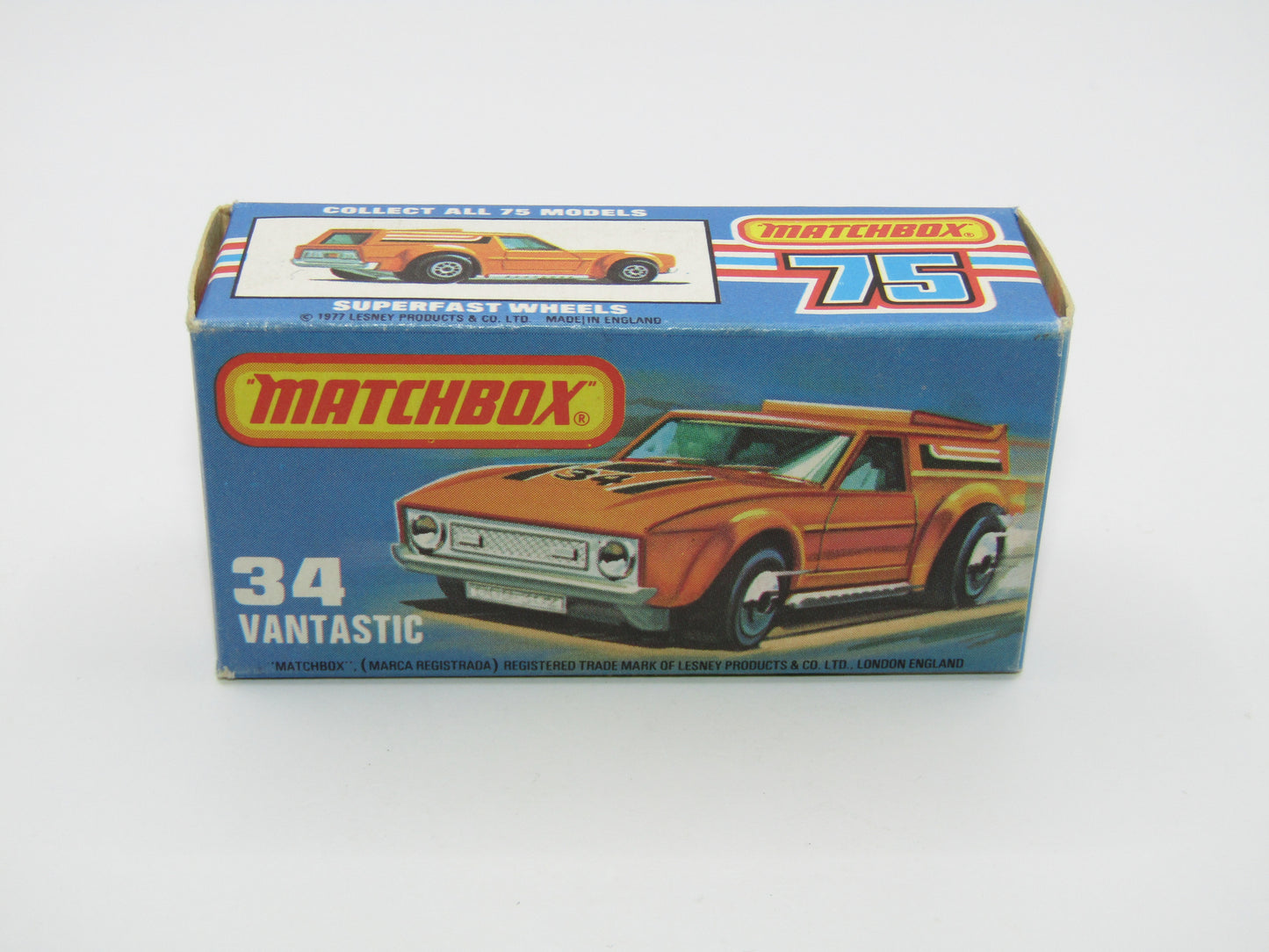 Matchbox Superfast 34B Vantastic SEMI-OPAQUE GREEN WINDOWS