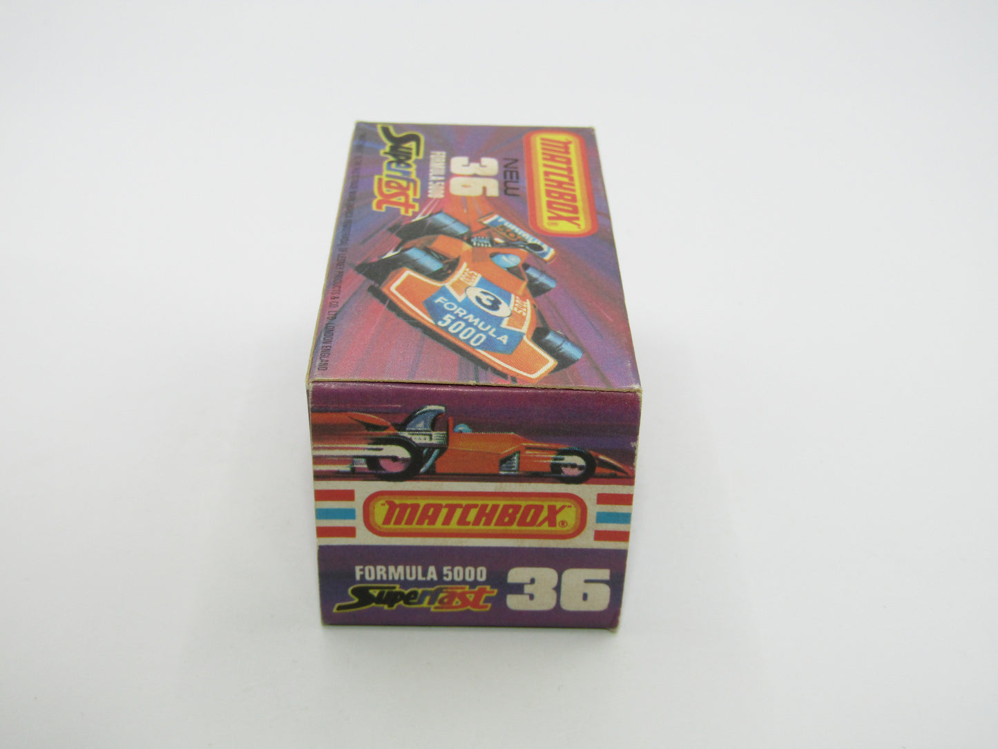 Matchbox Superfast No 36C Formula 5000 Racing Car Orange