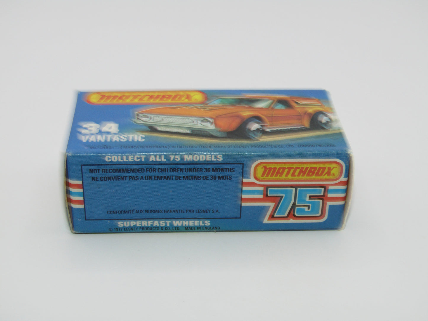 Matchbox Superfast 34B Vantastic SEMI-OPAQUE GREEN WINDOWS