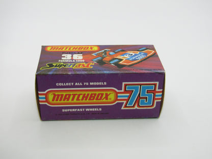 Matchbox Superfast No 36C Formula 5000 Racing Car RED Yellow Driver