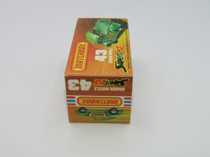 Matchbox Superfast 43B Dragon Wheels UNPAINTED Base Dark Green Body
