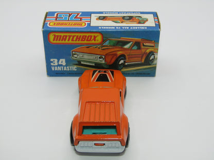 Matchbox Superfast 34B Vantastic "34" Bonnet Label Only