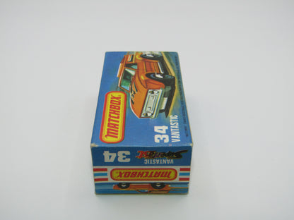 Matchbox Superfast 34B Vantastic "34" Bonnet Label Only