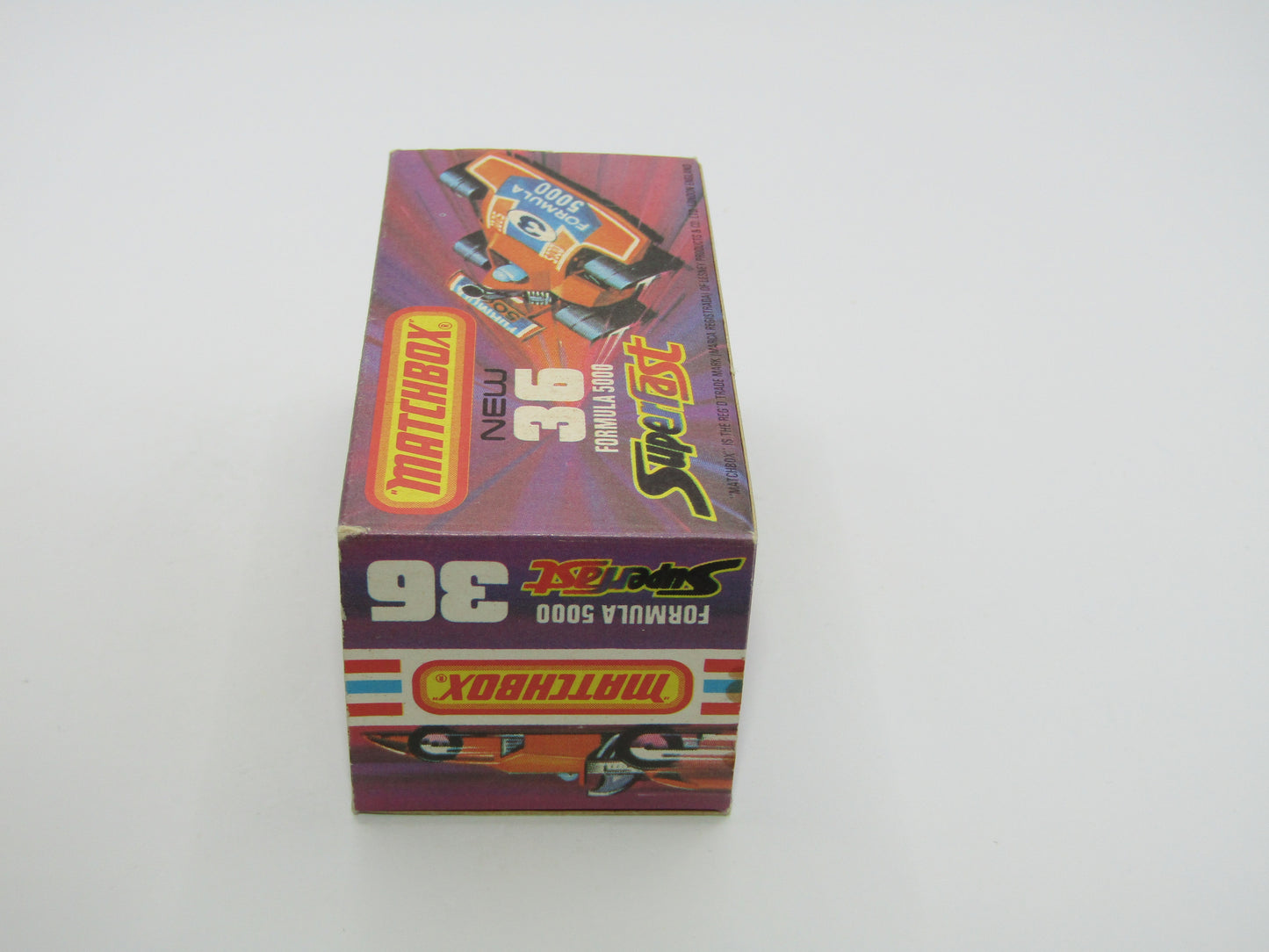 Matchbox Superfast No 36C Formula 5000 Racing Car DARK Red Champion Texaco