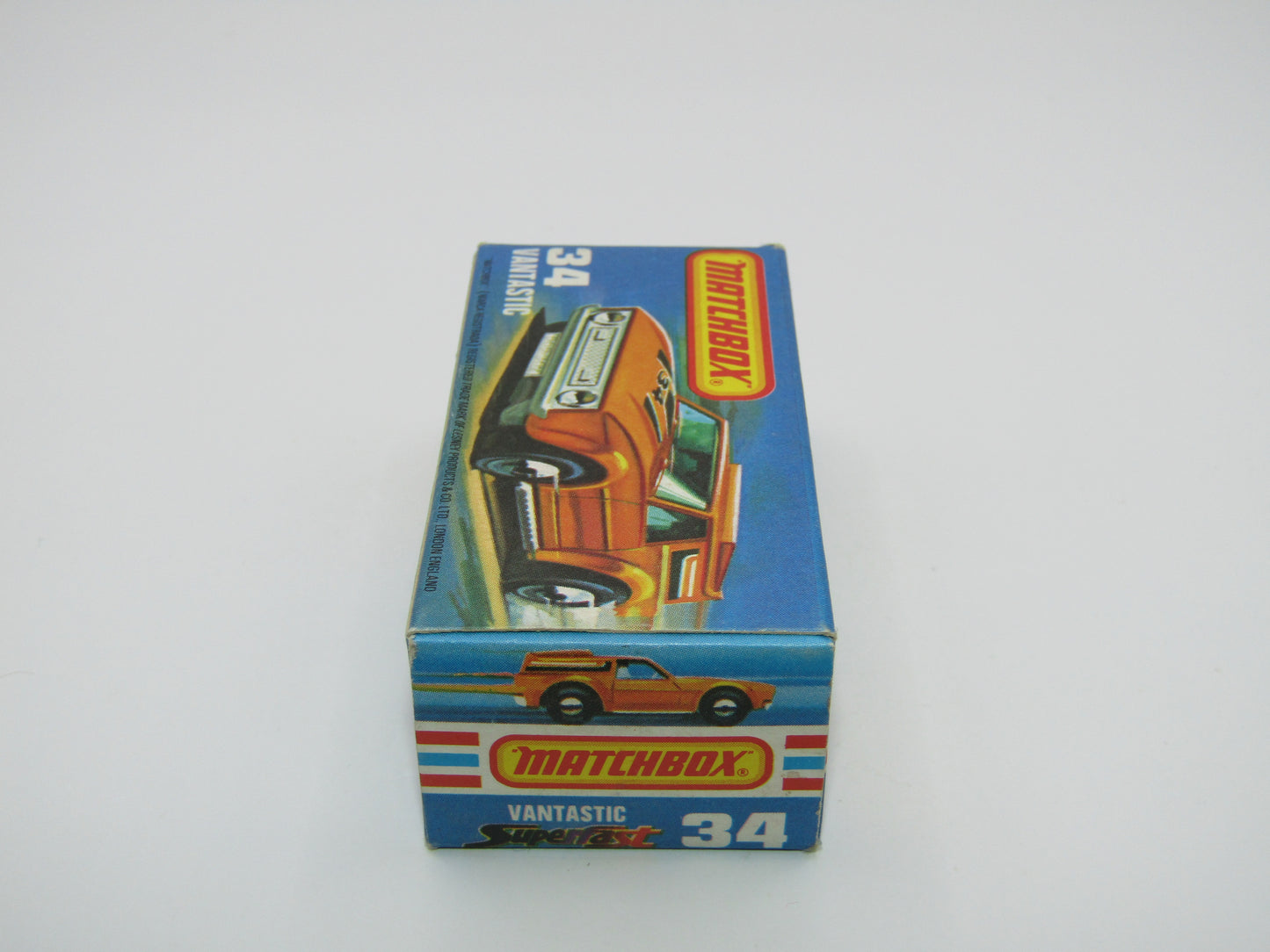 Matchbox Superfast 34B Vantastic "34" Bonnet Label Only