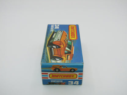 Matchbox Superfast 34B Vantastic "34" Bonnet Label Only