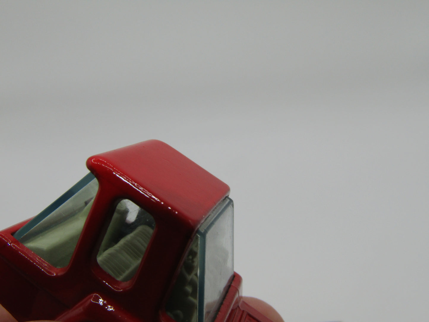 Matchbox Superfast No 37C Skip Truck Light Red BLUE TINTED Windows