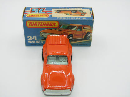 Matchbox Superfast 34B Vantastic NO LABELS & PALE GREEN Windows