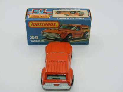 Matchbox Superfast 34B Vantastic NO LABELS & PALE GREEN Windows