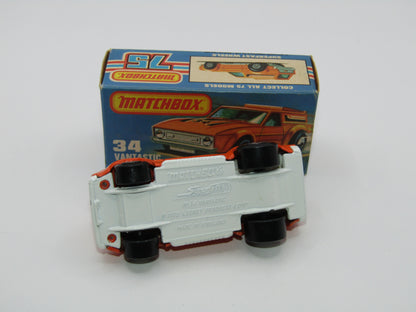Matchbox Superfast 34B Vantastic NO LABELS & PALE GREEN Windows
