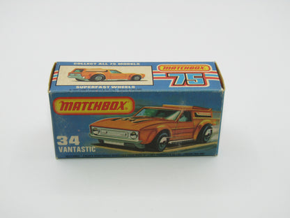 Matchbox Superfast 34B Vantastic NO LABELS & PALE GREEN Windows