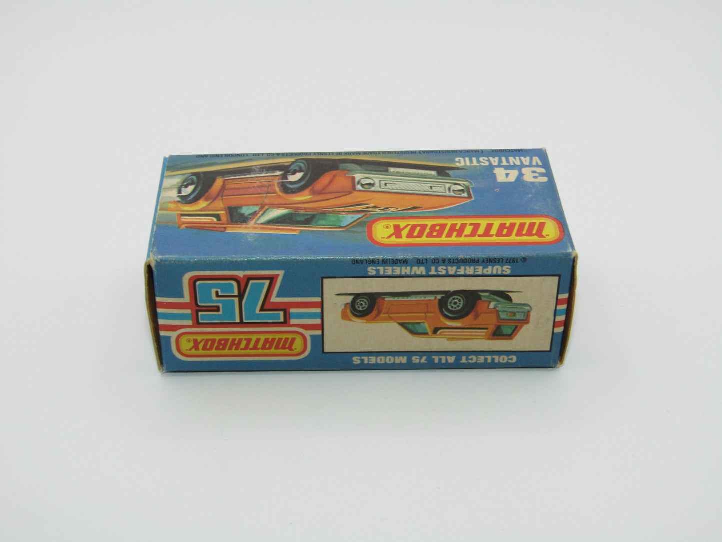 Matchbox Superfast 34B Vantastic NO LABELS & PALE GREEN Windows