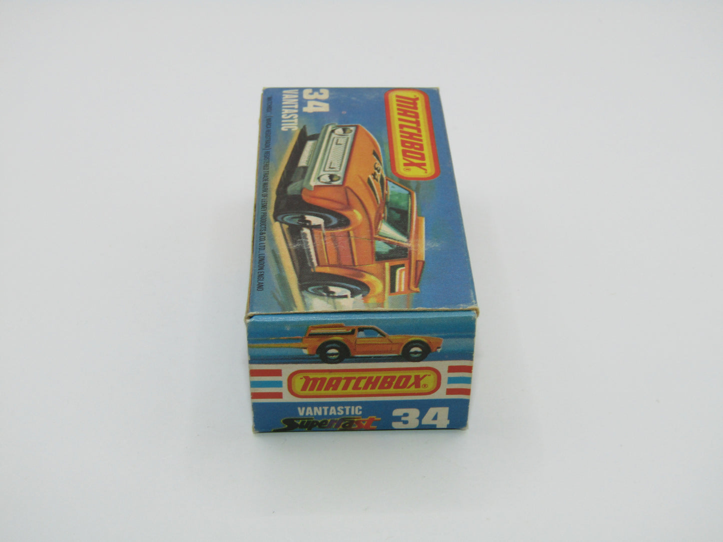 Matchbox Superfast 34B Vantastic NO LABELS & PALE GREEN Windows