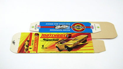 Matchbox Superfast 1B Mod Rod Empty Original Box - Factory Unfolded