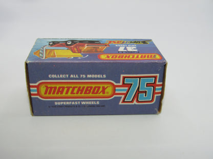Matchbox Superfast No 37C Skip Truck DARK Red BLUE TINTED Windows
