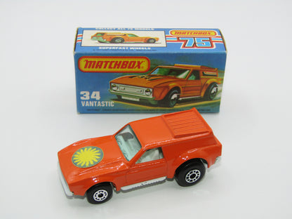 Matchbox Superfast 34B Vantastic SUN LABEL & PALE GREEN Windows