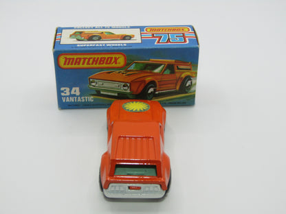 Matchbox Superfast 34B Vantastic SUN LABEL & PALE GREEN Windows
