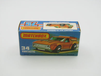Matchbox Superfast 34B Vantastic SUN LABEL & PALE GREEN Windows