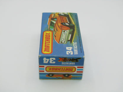 Matchbox Superfast 34B Vantastic SUN LABEL & PALE GREEN Windows