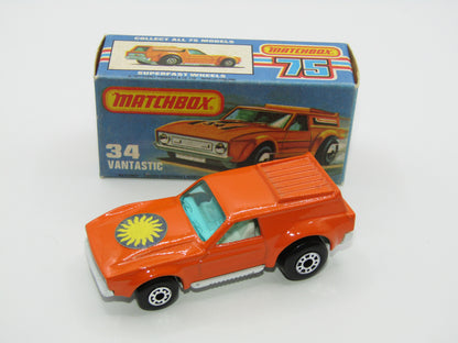Matchbox Superfast 34B Vantastic SUN LABEL & GREEN Windows