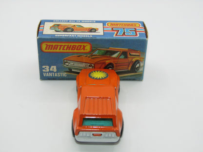Matchbox Superfast 34B Vantastic SUN LABEL & GREEN Windows