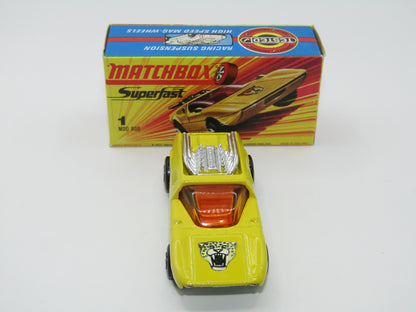 Matchbox Superfast 1B Mod Rod LIGHT Spotted Cat Label