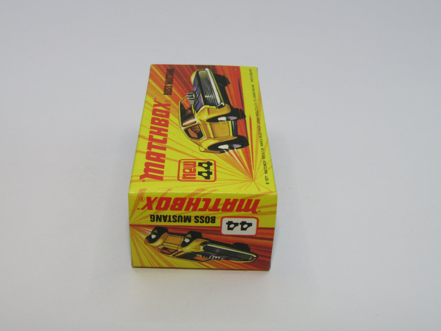 Matchbox Superfast 44B Boss Mustang REVERSED Wheels No Side Tampo's