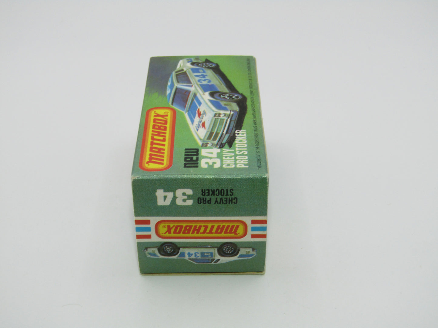 Matchbox Superfast 34C Chevy Pro-Stocker RED Base