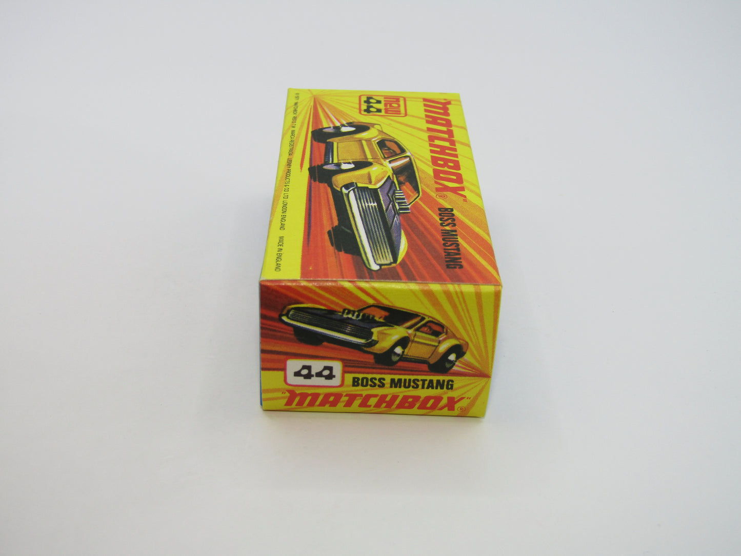 Matchbox Superfast 44B Boss Mustang REVERSED Wheels No Side Tampo's