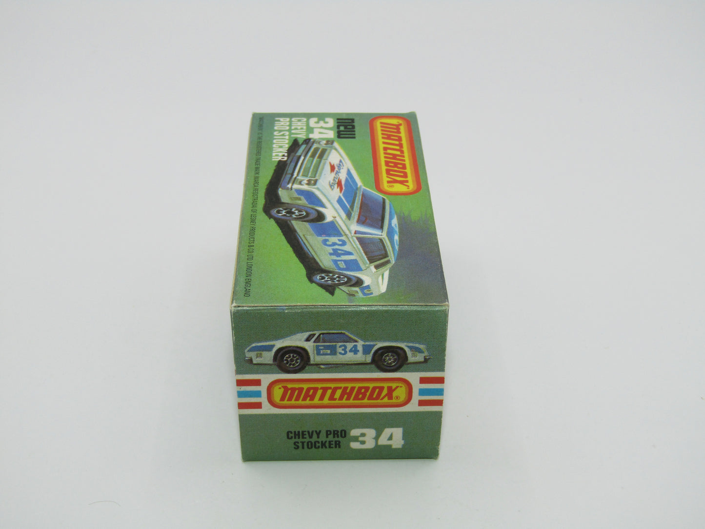 Matchbox Superfast 34C Chevy Pro-Stocker RED Base
