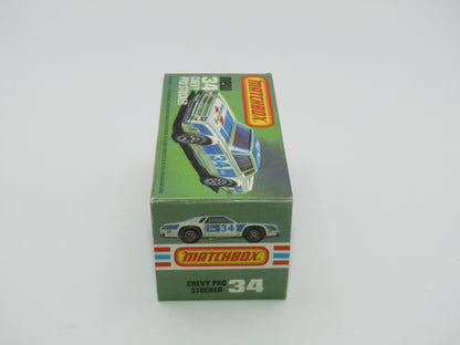 Matchbox Superfast 34C Chevy Pro-Stocker RED Base