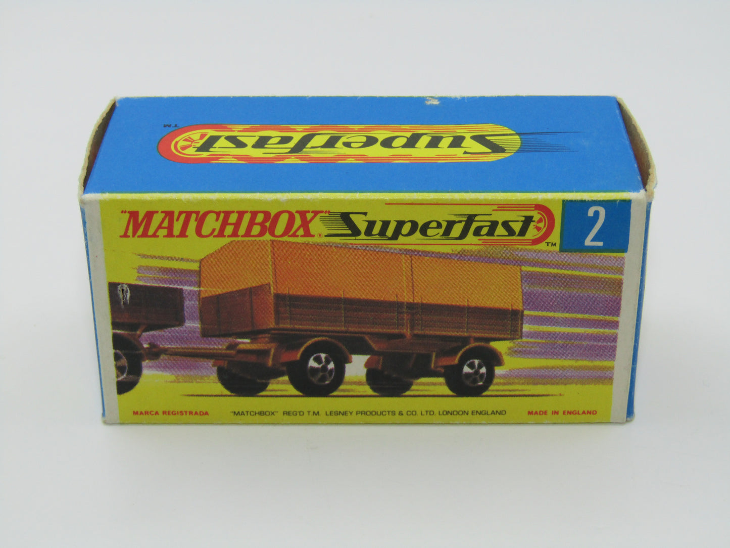 Matchbox Superfast 2A Mercedes Trailer Olive Green 5 Spoke Wide Slot Wheels