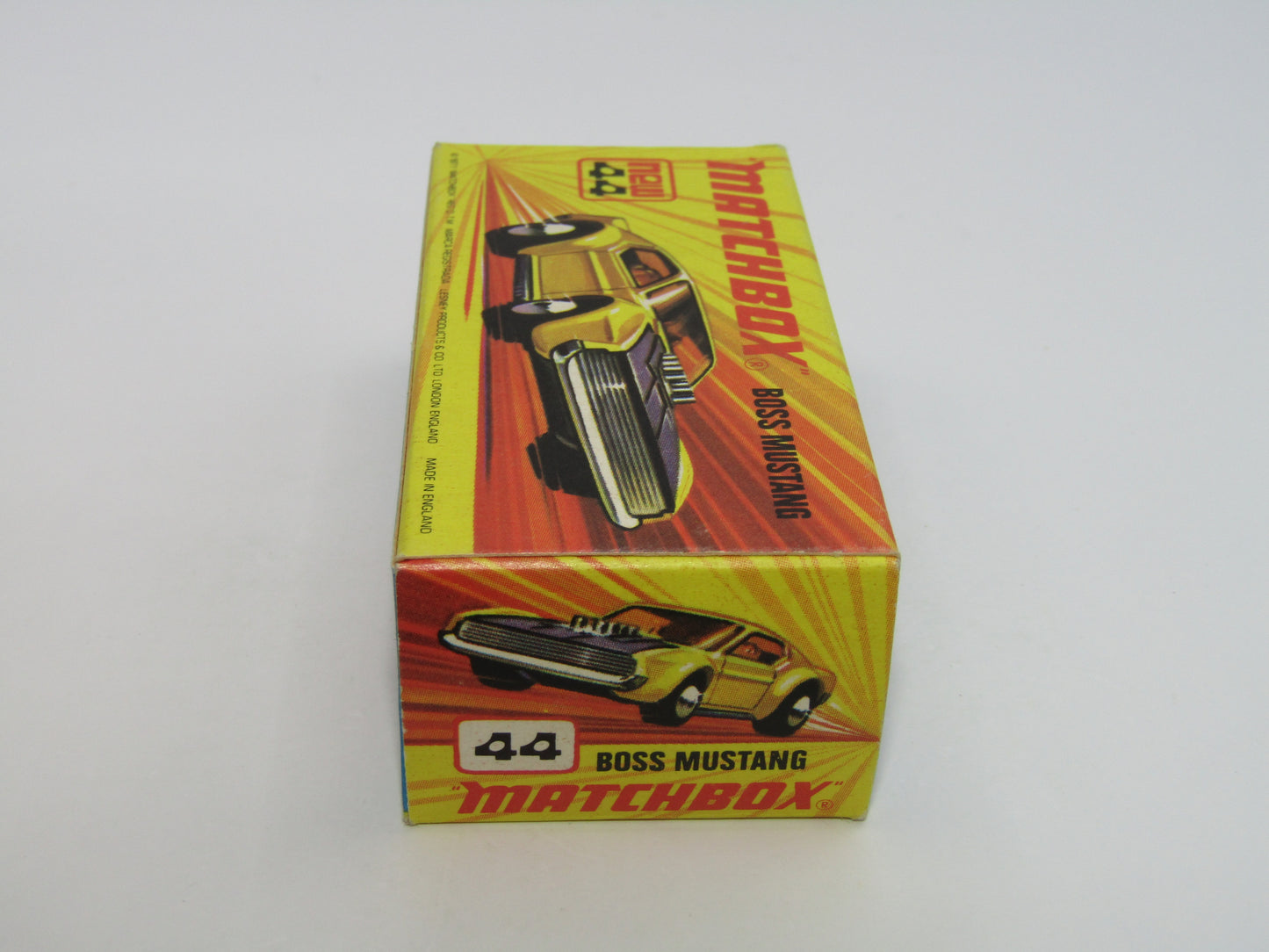 Matchbox Superfast 44B Boss Mustang Dark Orange 5 SPOKE FRONT Wheels