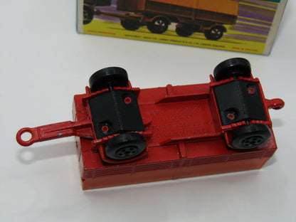 Matchbox Superfast 2A Mercedes Trailer Pre-Production 5 Spoke Narrow Wheels