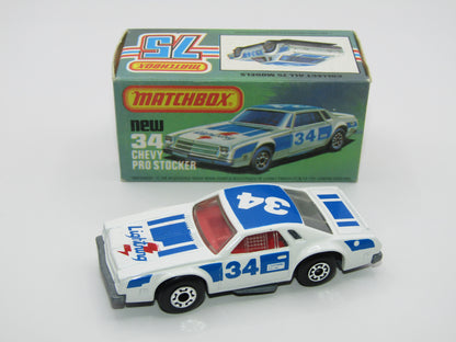 Matchbox Superfast 34C Chevy Pro-Stocker REVERSE WHEELS