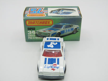 Matchbox Superfast 34C Chevy Pro-Stocker REVERSE WHEELS