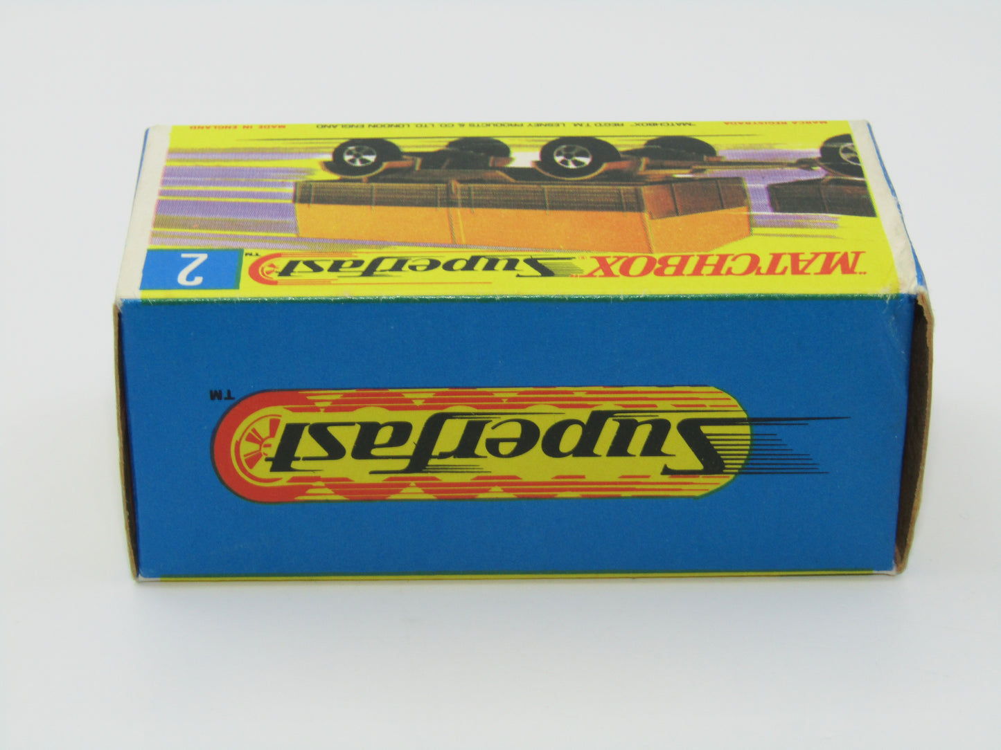 Matchbox Superfast 2A Mercedes Trailer Pre-Production 5 Spoke Narrow Wheels