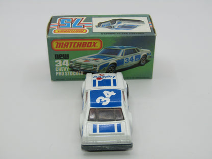 Matchbox Superfast 34C Chevy Pro-Stocker REVERSE WHEELS