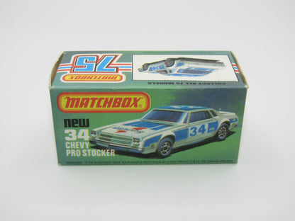 Matchbox Superfast 34C Chevy Pro-Stocker REVERSE WHEELS