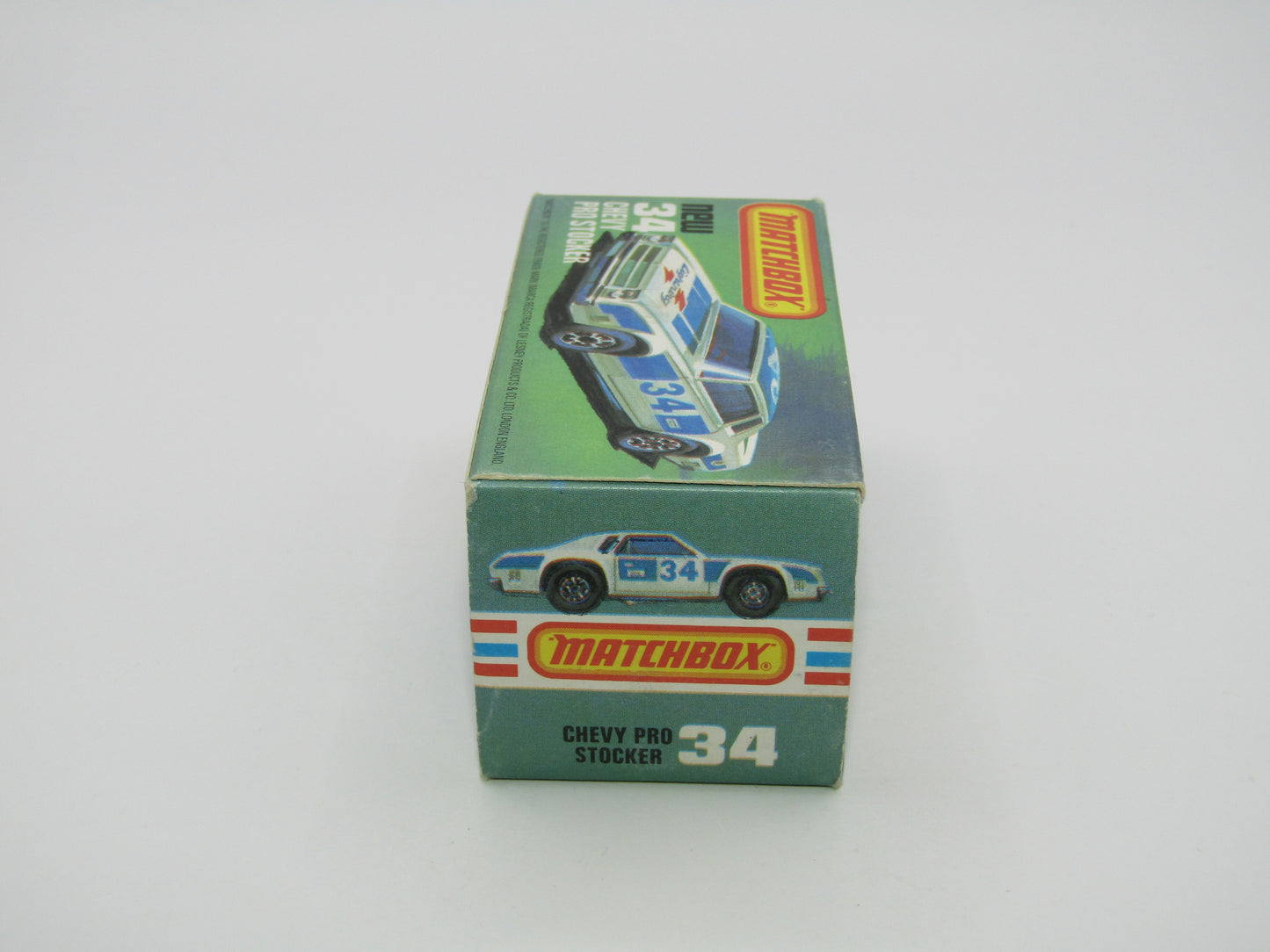 Matchbox Superfast 34C Chevy Pro-Stocker REVERSE WHEELS