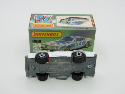 Matchbox Superfast 34C Chevy Pro-Stocker NO SIDE Tampo print