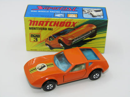 Matchbox Superfast 3B Monteverdi Hai SILVER PAINTED BASE