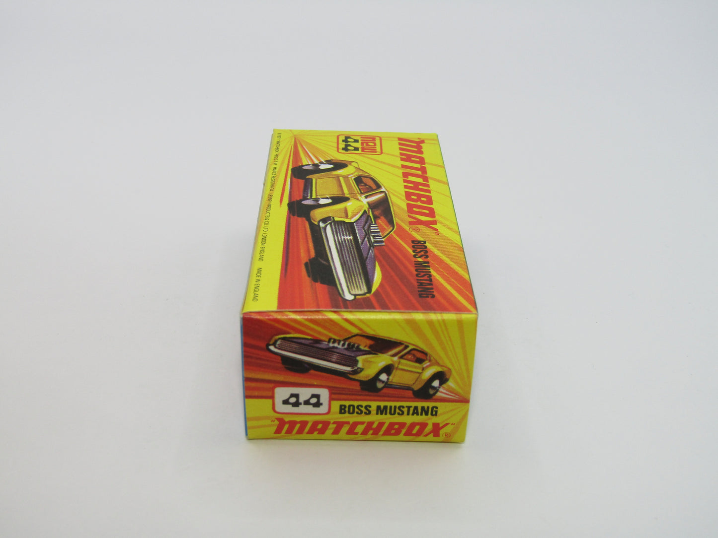Matchbox Superfast 44B Boss Mustang LIGHT LEMON & LIGHT Amber Windows