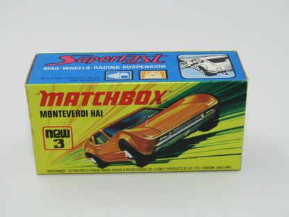 Matchbox Superfast 3B Monteverdi Hai SILVER PAINTED BASE